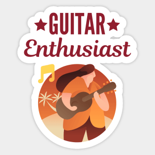 Guitar Enthusiast Sticker